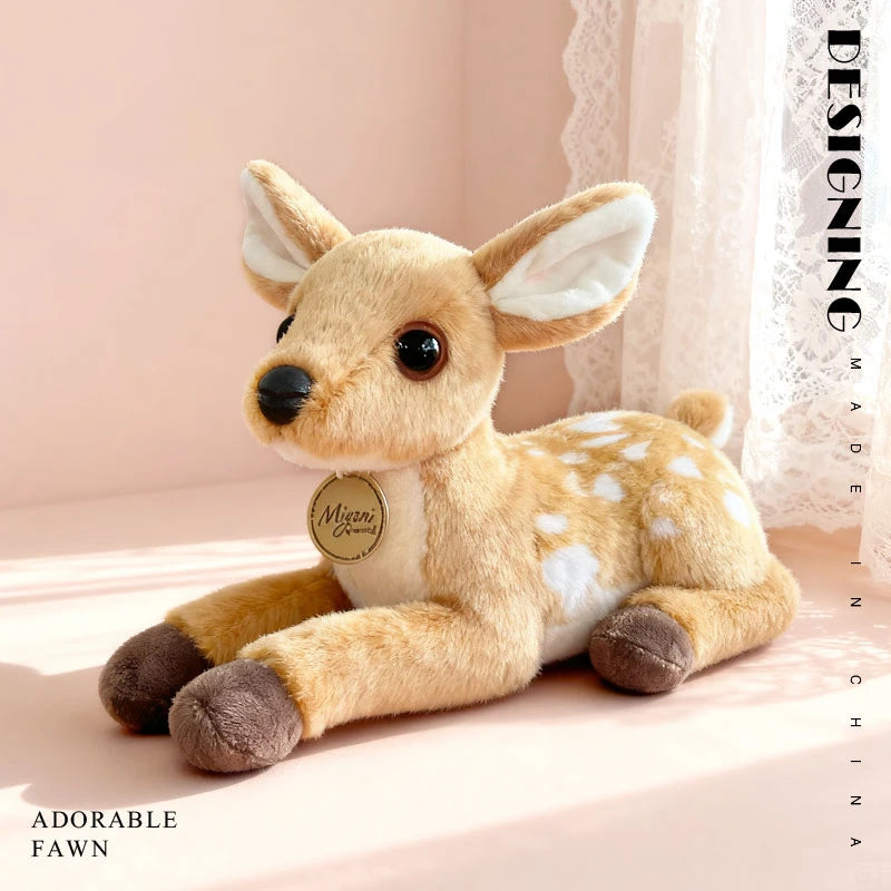 25cm Kawaii Giraffe Plush Toy - Stuffed Soft Giraffe Doll for Kids Lovely Deer Room Decor Birthday Gift