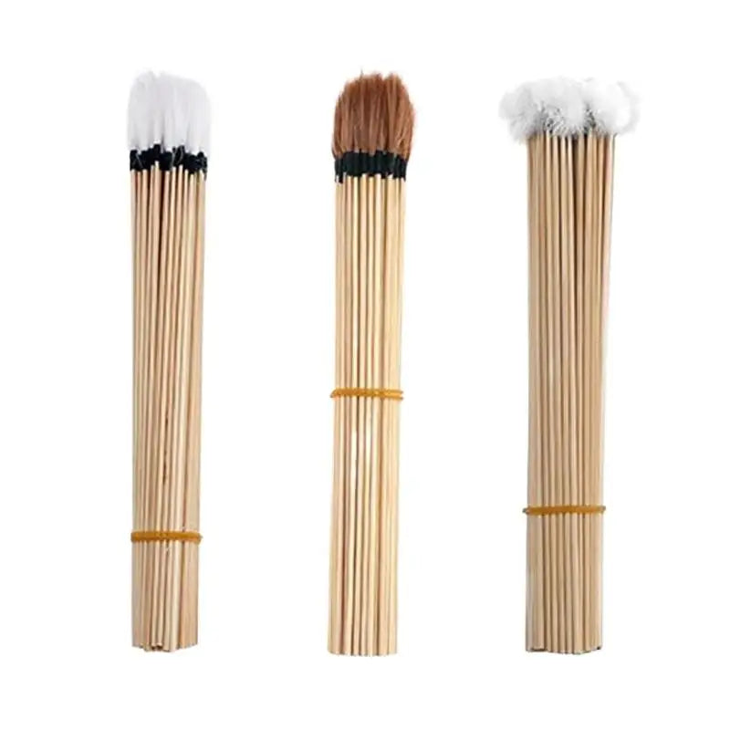10PCS/Set Goose Earpick Wax Remover Curette Adult Bamboo Handle Ear Dig Tools Spoon Cleaner Stick Health Care