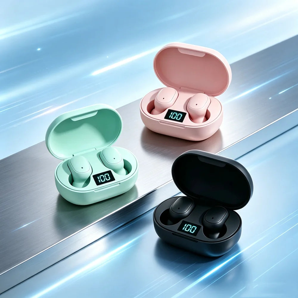 TWS Wireless Earphones Fone Bluetooth Headset Intelligent Bluetooth Headphones Pause Playback Automatically When Removed
