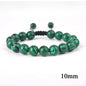 6mm 8mm 10mm Natural Stone Bracelet, Tiger Eye Agate Lava Bead Unisex Adjustable Handwoven Boho Jewelry Gift for Men Women