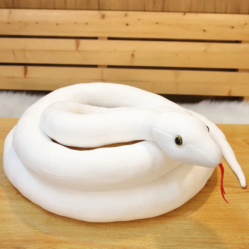Stuffed Snake 300cm Real Life Snake Plush Toy Giant Boa Cobra Simulation Long Snake Plush Doll Creative Decor Birthday Gifts
