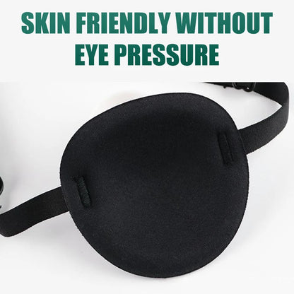Single Eye Patch Adjustable 3D Foam Groove Breathable Eyeshade Eyes Medical Use Concave Strabismus Amblyopia Training Eye Mask