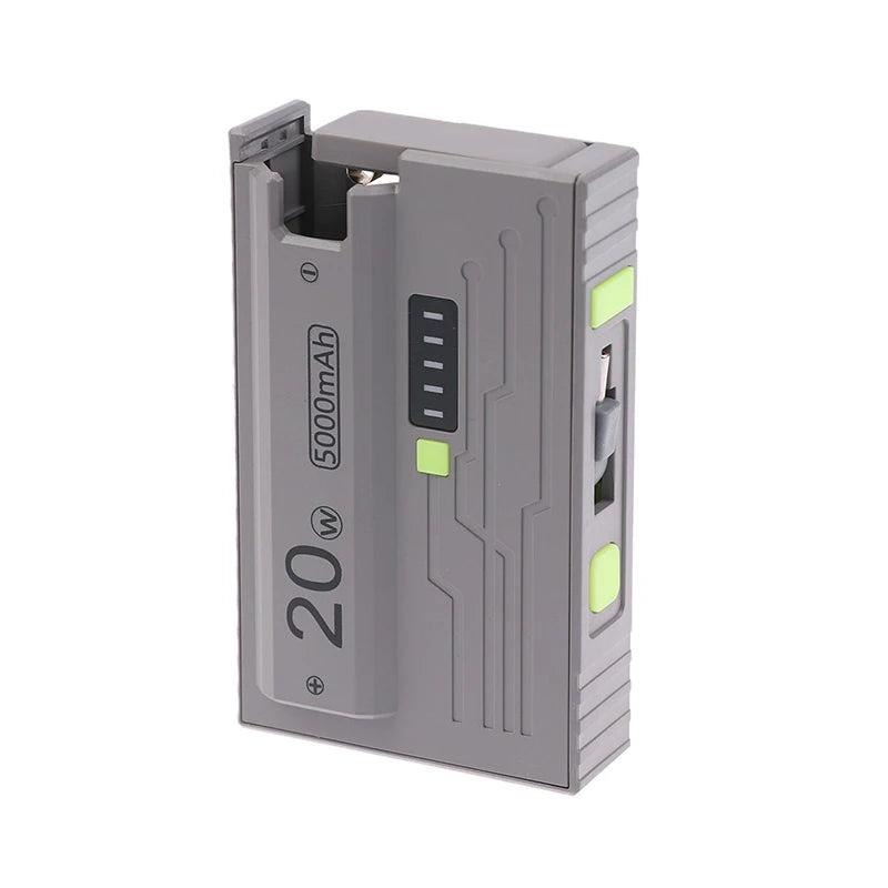 20W DIY Power Bank Box 21700 Universal Battery Charger Case Type-C Fast Charging For Mobile Phone Not Including Batteries