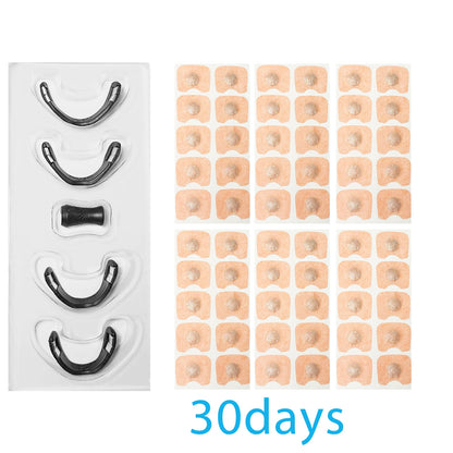 Sleep Nasal Strips Nose Breathe Better Sleeping Anti Snoring Magnetic Nose Clip Nasal Strips Sport Nasal Breathing Dilator Kits