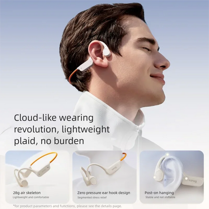 Sanag Bone Conduction Bluetooth Earphone 32GB Memory IPX8 Swimming Headphones Flash-sale Wireless Headset MP3 Earbuds