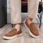 New Fashion Men's Board Shoes Comfortable  Breathable  loafers Versatile Thick soled male Casual Single Shoes