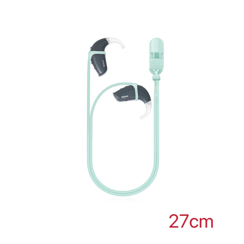 Anti Lost Rope Hearing Aid Adjustable Clips Rope Hearing Aid Clip Holder Hearing Aid Lanyard for Adults with Box 5 Colors