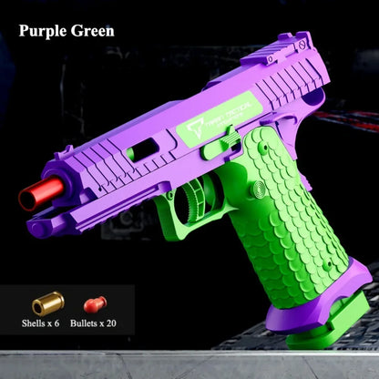 Shell Ejection 2011 Pistol Decompression Toy Gun Outdoor Shooting Game Empty Hanging USP Continuous Firing Soft Bullet Launcher