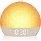 Wake Up Light Sunrise Alarm Clock Timer 30 White Noise Sound Machine Dimmable RGB Night Lights Sleep Aid Snooze Ideal for Gift