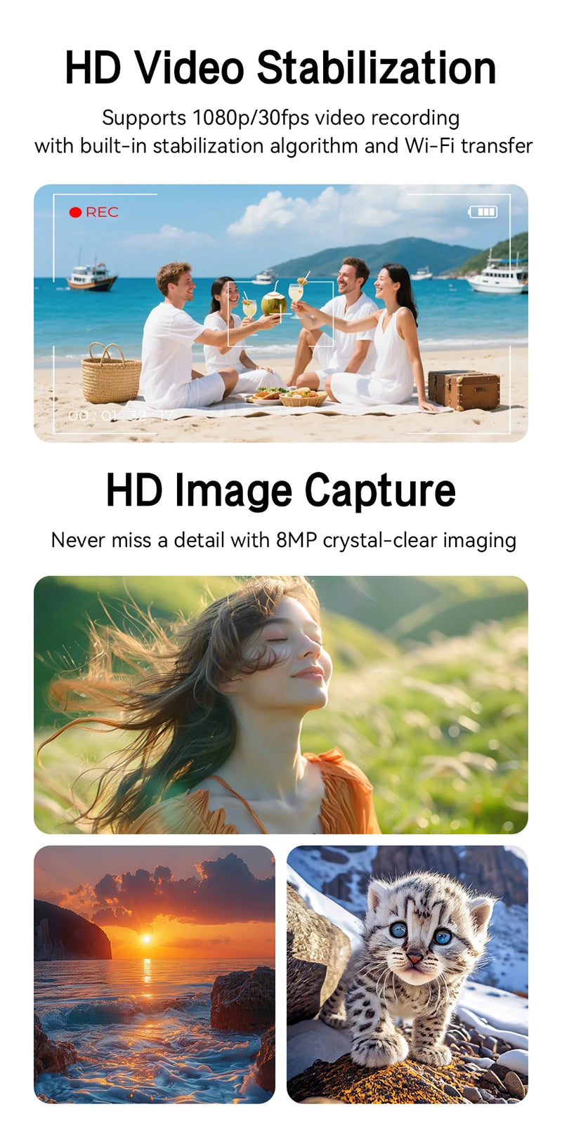 4K HD 800W Pixel Camera Smart Glasses Video Recording AI Photo Recognition Bluetooth Call Voice Translation Sunglasses