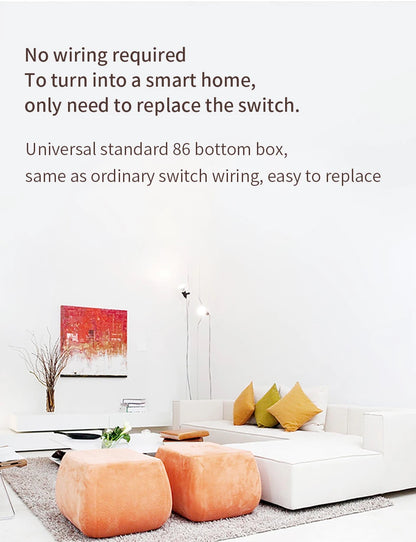 Aqara Smart Wall Switch D1 ZigBee Light Switch Button Smart Home Remote Control Fire Wire With /NO Neutral For Mi Home Homekit