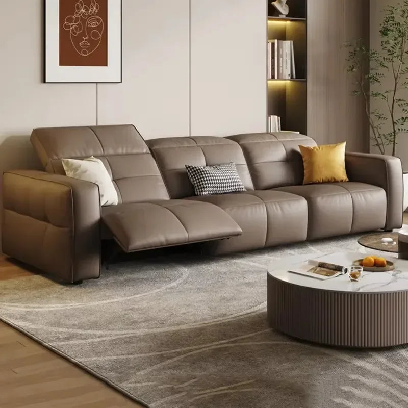 Luxury Couch Reclining Sofas Leather Black Seating Power Office Reclining Sofas Massage Sillas De Escritorio Home Furniture