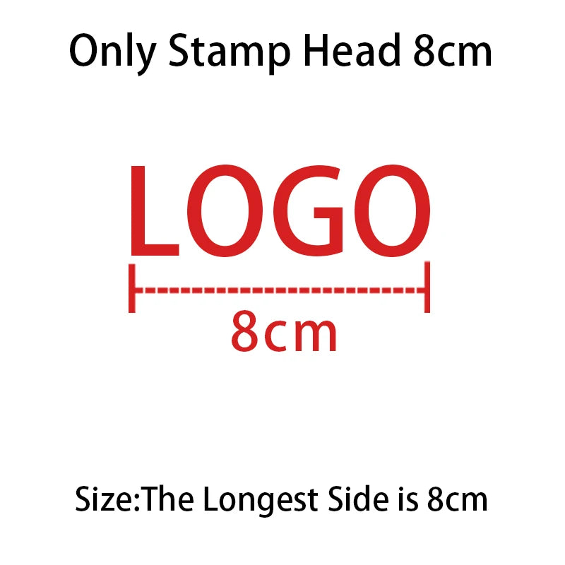 Personalized Leather Stamp Custom Logo Branding Iron Stamps Heating Brass Embosser Seals DIY Wood Cake Hamburger Craft Handmade