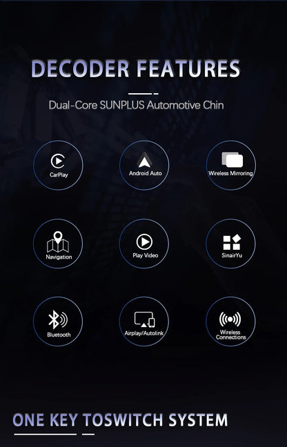 Car Ai Box Wireless Apple Carplay Android Auto For Acura YD3 MDX RDX TLX ILX RLX Honda Odyssey Original Screen Support Mirroring