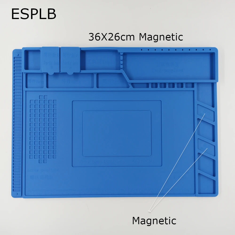 ESPLB Insulation Repair Pad Heat-Resistant Silicon Soldering Station Kinds Of Mat Work Pad Desk Platform BGA Soldering Station