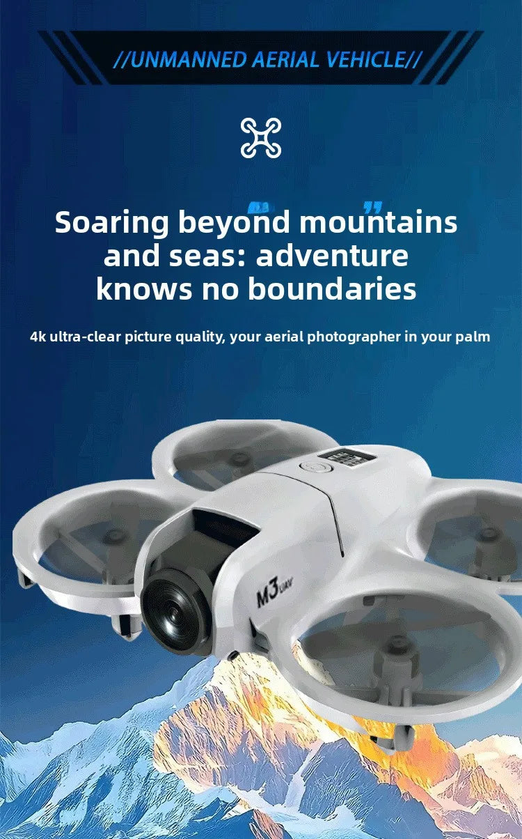 2026 New Mini HD Professional Aerial Drone with Camera Height Maintenance Four Axis Aircraft Mini Remote Controlled Aircraft Toy