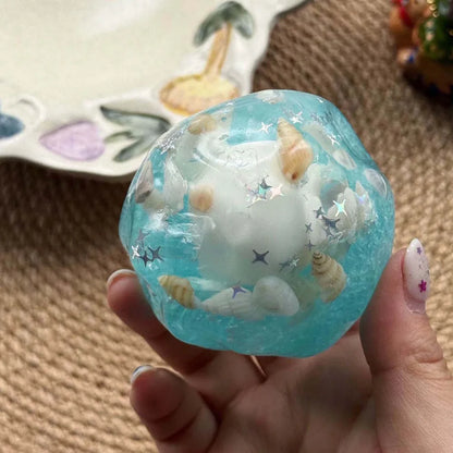 Satisfying Sound Crunchy Squishy Toys Non-bounce Shapable Building Blocks Squeeze Pinch Handmade Sensory Fidget Ball