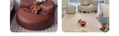 Lazy Bean Bag Sofa Seating Sleeping Tatami Chair Bedroom Room Black Single Sofa Boneless Couch 1-person Hotel Home Furniture