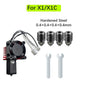 For Bambu Lab P1S Hotend Complete Assembly Upgrade Hardened Steel Extruder Kit For X1 X1C P1P P1S Fan Nozzle X1 Carbon Hot End