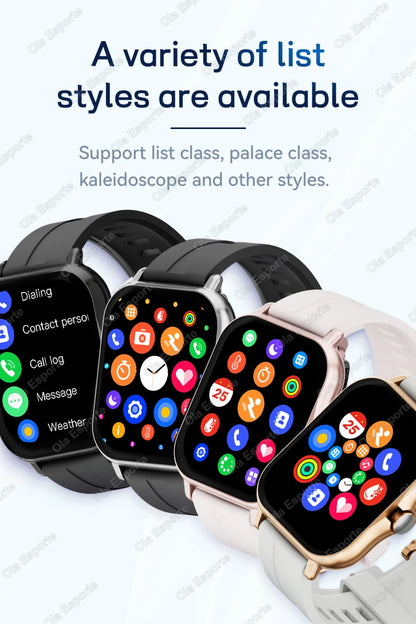 2026 New Smart Watch for Men Women Gift 1.83-inch Full Touch Screen Sports Fitness Watch Bluetooth Call Digital Smartwatch HW12