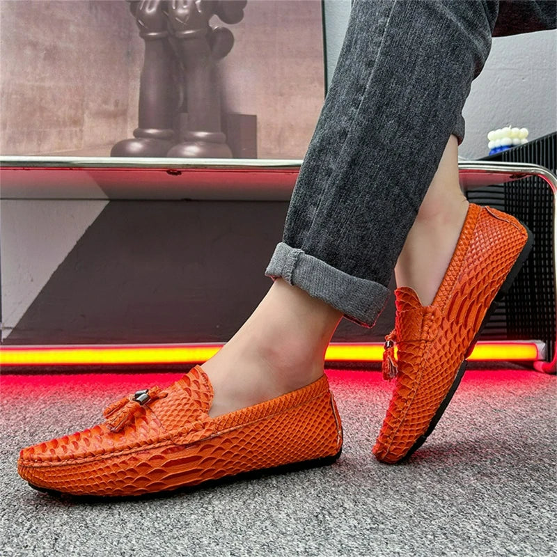 Driving Shoes Summer Mens Outdoor Anti-slip Comfort Soft High Quality Men Breathable Flat Driving Shoes Classic Casual Loafers