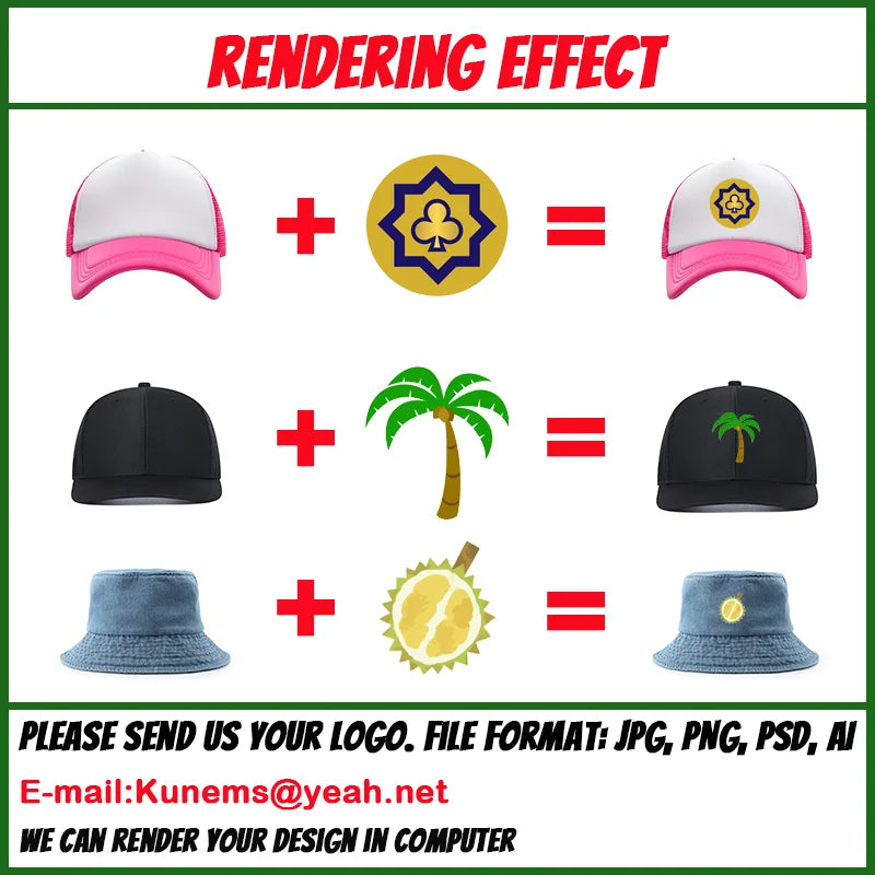 Fedoryn Custom Embroidery Baseball Cap for Men and Women DIY Design Mesh Cap LOGO Print Hat Quality Truck Hat Wholesale Unisex