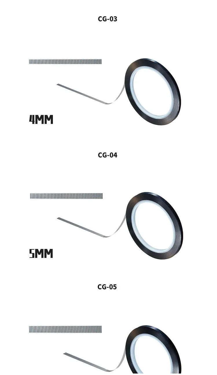 DSPIAE CG Series Carving Guide Tape for Gundam Model Building Tools Carving Hard Edge Tape Model Plastic DIY Hobby Craft Tools