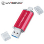 Hotsale WANSENDA USB Flash Drive Type C Pen Drive 512GB 256GB 128GB 64GB 32GB 16GB USB Stick 3.0 Pendrive for Type-C Device/PC