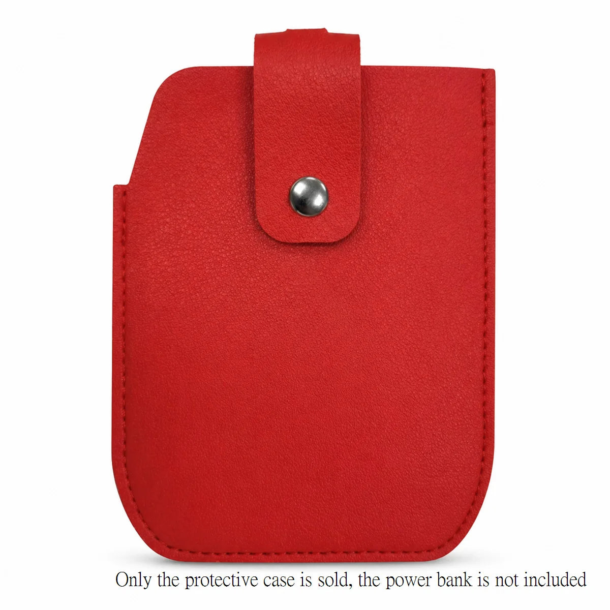 PU Leather Protective Case for Xiaomi 33W Magnetic Power Bank 10000mAh, Integrated Cable, Anti-Scratch Portable Storage Bag