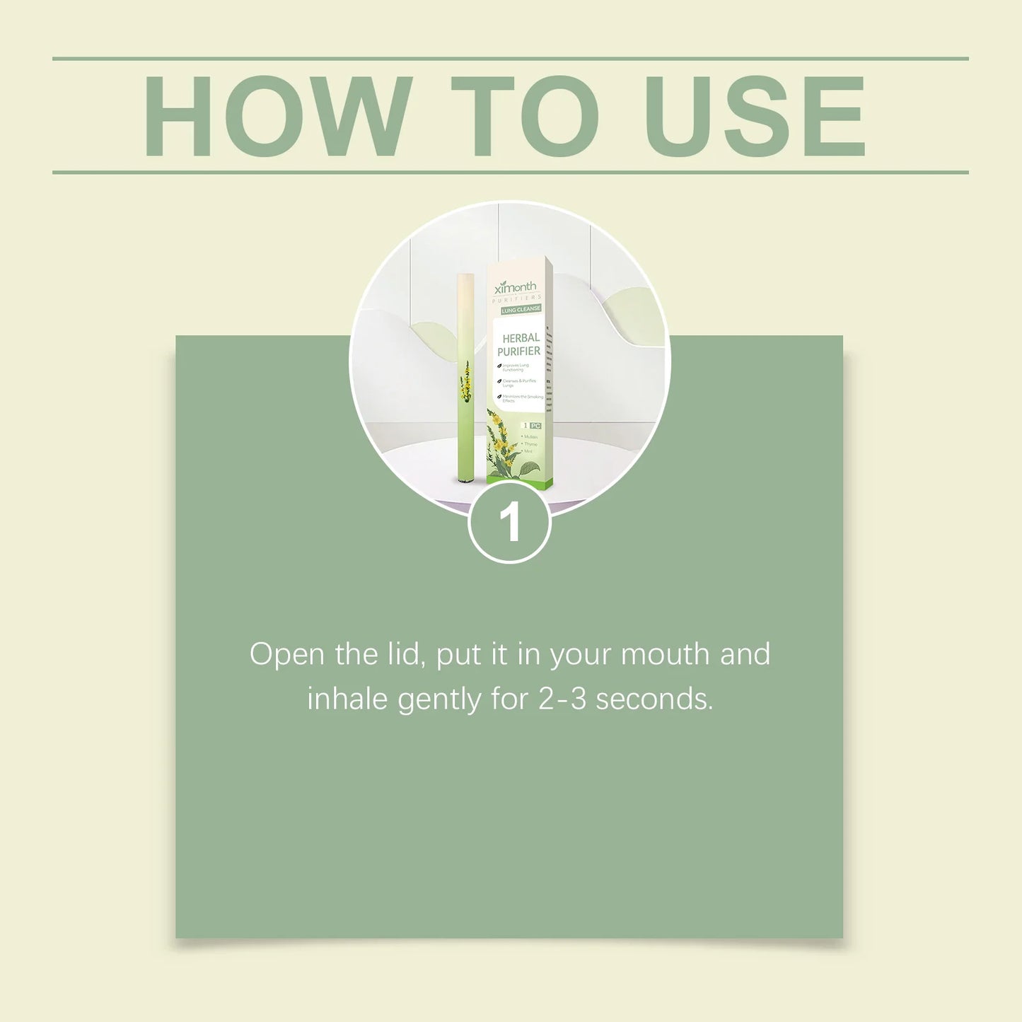 Herbal Diffuser Lung Cleanse Detox Stick Menthol Refreshing Mind Enhance Breathing Aromatherapy Relaxing Body Improve Sleep Aid
