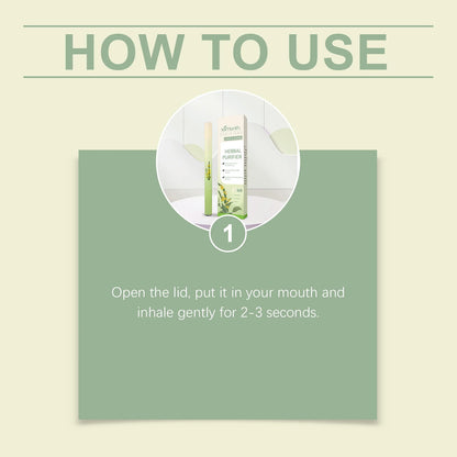 Herbal Diffuser Lung Cleanse Detox Stick Menthol Refreshing Mind Enhance Breathing Aromatherapy Relaxing Body Improve Sleep Aid