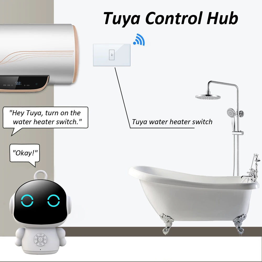 Tuya Smart AI Companion Robot Early Education Toys Emotional Communication Works with ChatGPT Germini Grok Mistral DeepSeek