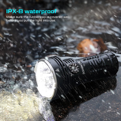 Sofirn IF30 12000lm SFT40 LED Flashlight Powerful 32650 Battery Lanterna USB C Rechargeable Torch Outdoor Light IPX8 Waterproof