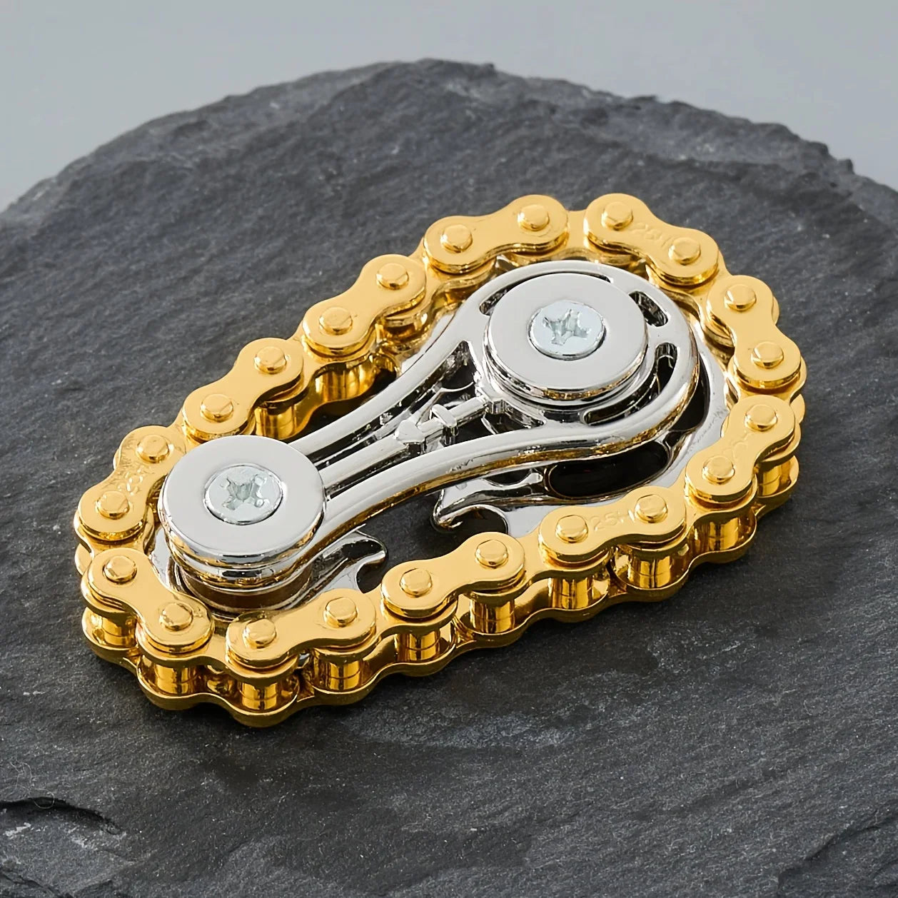 Anti-stress Anxiety Edc Fidget Adult Fingertip Spiral Sprocket Flywheel Metal Bicycle Chain Antistress Toy Fidgets Spinner Toys