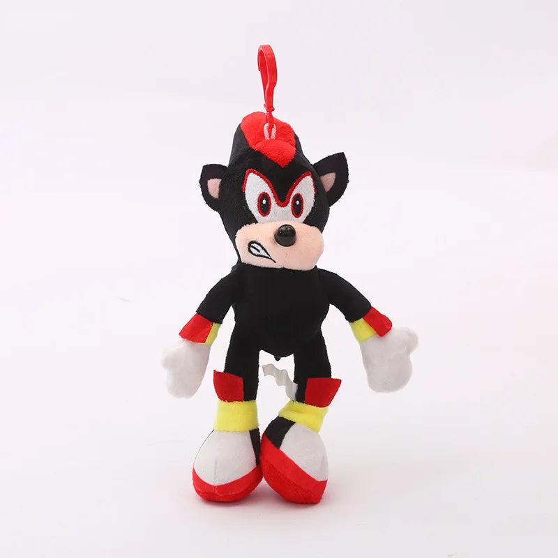 New Super Sonic Cartoon Plush Toy Shadow Amy Knuckle Tail Plush Keychain Toy Hedgehog Anime Soft Padded Doll Kids Fun Fan Gifts