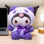 Sanrio Plush Cute Cinnamoroll hello kitty Kuromi My Melody Plush Toys Doll Pillow Anime Cartoon Kids Gifts Room Decoration Dolls