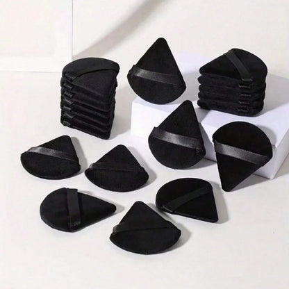 5/10/20/30/50Pcs Powder Puff Face Soft Triangle Makeup Powder Puff Velour Makeup Sponge Beauty Setting for Contouring