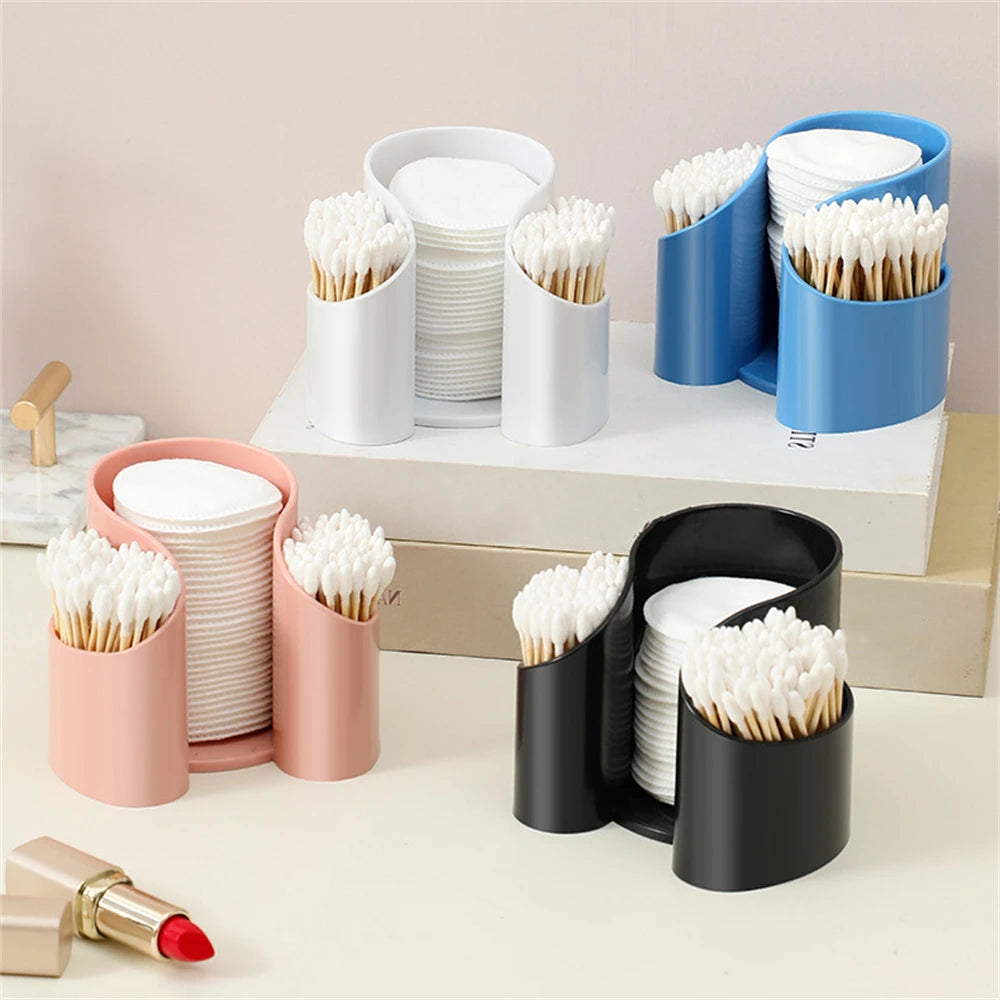 1pc Cotton Pad Storage Travel Desktop Dispenser Case Safe And Tasteless Vanity Makeup Organizer For Floss Cotton Pads And Cups