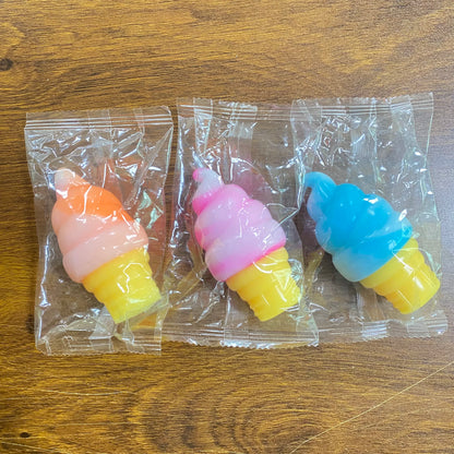 Schylling NeeDoh Ice Cream Cone & Nice Cube Squeeze Fidget Toy Surprise Stress Relief Desktop Ornament Party Gift