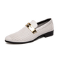 Men's summer hollow breathable double-layer casual shoes Men Slip on Wedding Dress Men's summer hollow breathable leather shoes