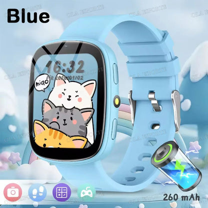 2026 Kids Games Smartwatch 1.83''HD Screen Camera 22 Interesting Games Sleep Monitor Alarm Clock Calculator Children Watch MA27