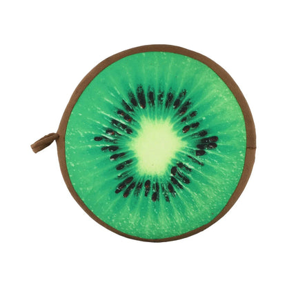 Cartoon Fruits Print Round Bar Chair Cushion Cover Anti-Slip Seat Cushion Slipcover Soft Stool Cushion Covers For Living Dining