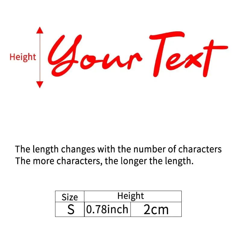 1PC Handwritten Style Custom Bicycle Stickers Frame Personalized Waterproof DIY Motorcycle Helmet MTB Bike Top Tube Vinyl Decals