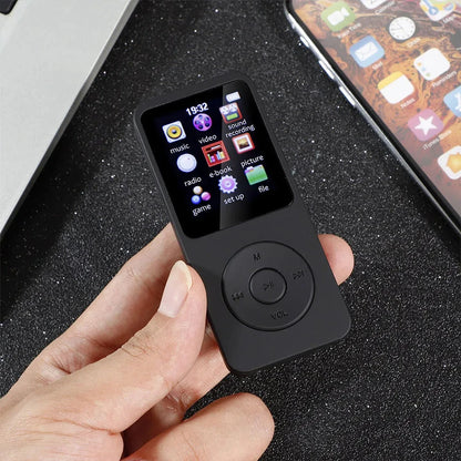 MP3 Bluetooth Player with Type-C Interface for Fast Charging 5.4 Bluetooth Version Expandable Memory Card Music Player FM E-book