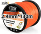 3.0mm/4.0mmBrush Cutter Sharp Rope Grass Mower Pentagram Nylon Mowing Trimmer Line Trimmer Head String Grass Trimmer Roll Line