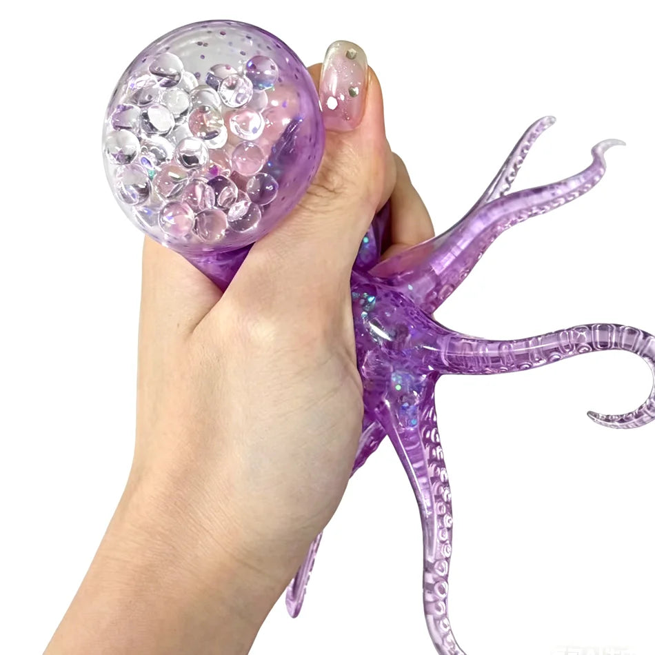 NEW 4 Styles Jellyfish Octopus Stress Balls for Kids Adults Squeeze Balls Sensory Fidget Toy Squishy Toys
