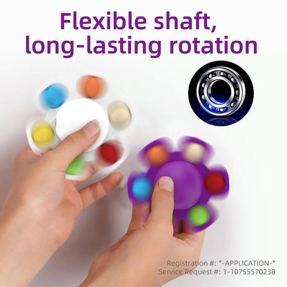 Antistress Push Bubbles  Fidget Spinner for Kids and Adults Face-Changing Sensory Toy for Autistic Children Anxiety Relief Gifts