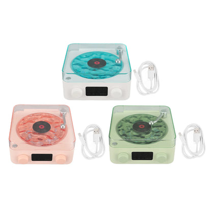 Record Player  Speaker Stereo Sound Multifunction Support Memory Card Portable Bluetooth Speaker for Living Room