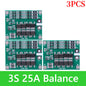 BMS 3S/4S 5A 10A 20A 25A 40A 60A Płytka zabezpieczająca ładowarkę do akumulatorów litowo-jonowych 18650 do wiertarki 12 V z funkcją wzmocnienia/balansu