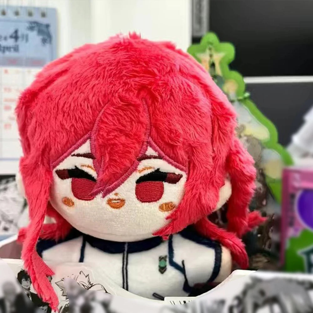 Mini Anime Plush Toys Michel Caesar Mikage Reo Nagi Seishiro Chigiri Hyoma Bachira Meguru Cute Stuffed Starfish body Doll Gifts